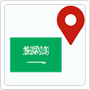 نقشه آفلاین عربستان سعودی